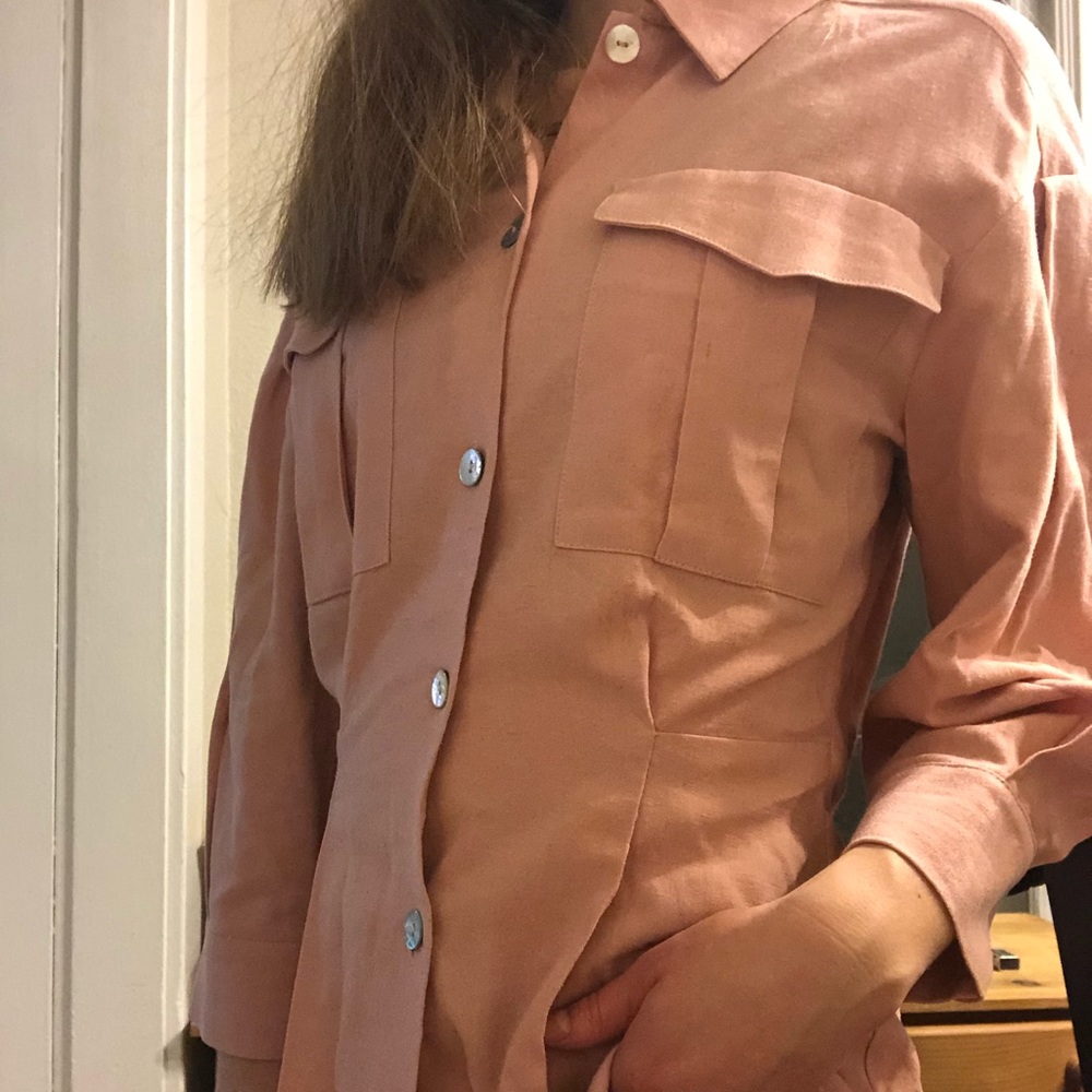 Zara tapered blouse